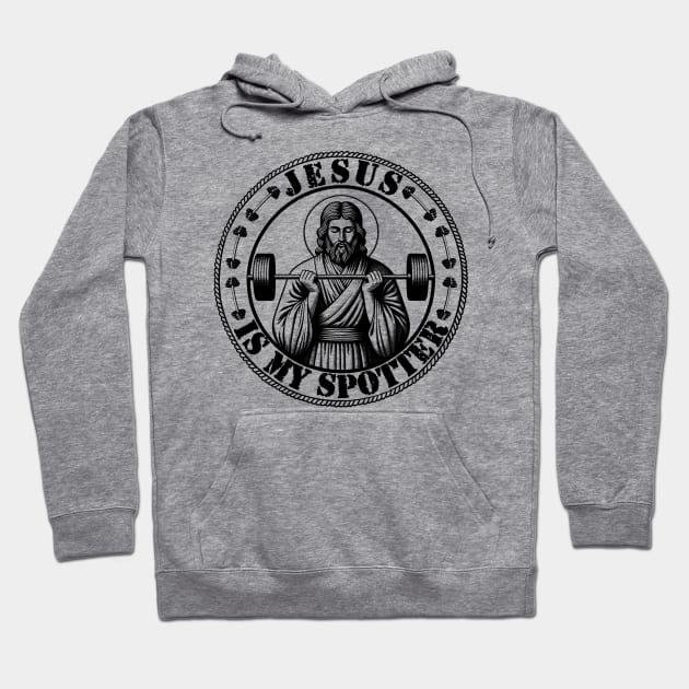 Fitness Jesus Is My Spotter Vintage Hoodie by Che Tam CHIPS